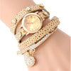 Leopard Heart Watch Women Rhinestone