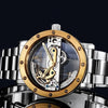 Men Luxury Business Skeleton Automatic Self Wind Watch - jomfeshop