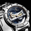 Men Luxury Business Skeleton Automatic Self Wind Watch - jomfeshop