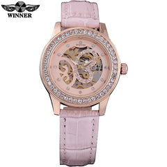 WINNER Women's Luxury Skeleton Watch