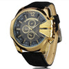 Fashion Top Luxury Brand Quartz Brushed Metal Case Military Casual Watch - jomfeshop