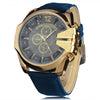 Fashion Top Luxury Brand Quartz Brushed Metal Case Military Casual Watch - jomfeshop