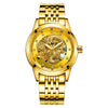 Watch 3D Carving Dragon Gold Skeleton - jomfeshop