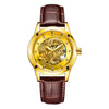 Watch 3D Carving Dragon Gold Skeleton - jomfeshop