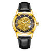 Watch 3D Carving Dragon Gold Skeleton - jomfeshop