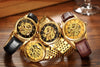 Watch 3D Carving Dragon Gold Skeleton - jomfeshop