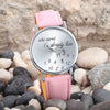 PU Leather Watch Fashion Women Wrist Watch Numbers Women Quarta dress Watch Relogio Feminino