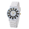 Genvivia Casual Women's Silicone Quartz Watch