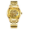 Watch 3D Carving Dragon Gold Skeleton - jomfeshop