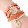 Leopard Heart Watch Women Rhinestone