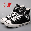 New fashion printed CS games casual women shoes graffiti CS GO canvas shoes funny print high top lace-up casual shoes zapatos