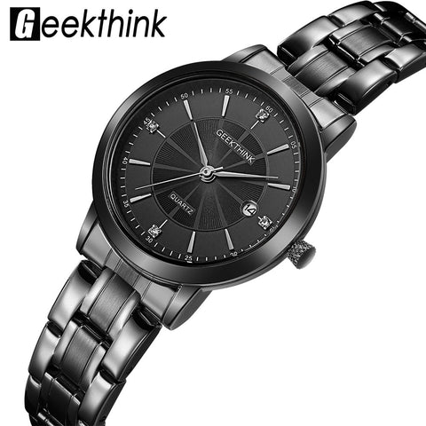 GEEKTHINK Black Women's Quartz Watch - jomfeshop