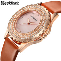 Luxury Women's Quartz Diamond Watch - jomfeshop