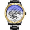 Men's Automatic Self-Wind Skeleton Fashion Watch - jomfeshop