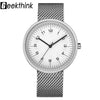 GEEKTHINK Women's Silver Casual Quartz Watch