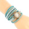 Women Fashion Casual Analog Quartz Women Rhinestone Watch Bracelet Watch