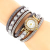 Women Fashion Casual Analog Quartz Women Rhinestone Watch Bracelet Watch