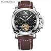 Luxury Automatic Mechanical Original Leather Military Men's Watch