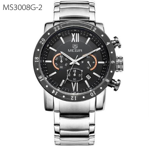 Big 3D Dial Display Men's Military Wristwatch Waterproof Luminous