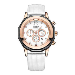 Luxury Brand Ladies Watch Fashion Leather Wrist Quartz