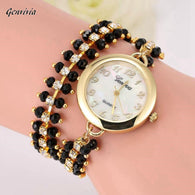 GENVIVIA Women Rhinestone Bracelet watches