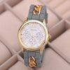 New Women Girl Watch Silicone Roman Numerals Quartz Wrist Watches - jomfeshop