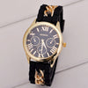 New Women Girl Watch Silicone Roman Numerals Quartz Wrist Watches - jomfeshop