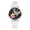 Image of Women Fashion Leather Band Analog Quartz Round Wrist Watch Watches