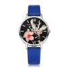 Image of Women Fashion Leather Band Analog Quartz Round Wrist Watch Watches