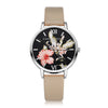 Women Fashion Leather Band Analog Quartz Round Wrist Watch Watches