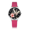 Image of Women Fashion Leather Band Analog Quartz Round Wrist Watch Watches