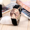 V6 Fashion Rose Gold Women Watches Ladies Watch Leather Strap Quartz Watch Women Hour Clock relogio feminino relojes mujer 2016