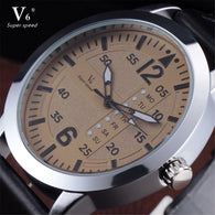 Men's Fashion Casual Sport Watch Waterproof Leather - jomfeshop