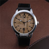 Men's Fashion Casual Sport Watch Waterproof Leather - jomfeshop