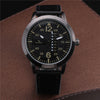 Men's Fashion Casual Sport Watch Waterproof Leather - jomfeshop