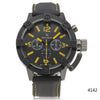 V6 New Fashion Watch Men Rivet Case Huge Crown