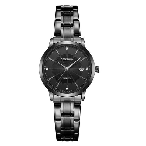 GEEKTHINK Black Women's Quartz Watch - jomfeshop