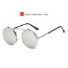 Retro Metal Steam Punk Sunglasses Round Frames Steampunk Flips Sun Glasses Male&Female Vintage Eyewears